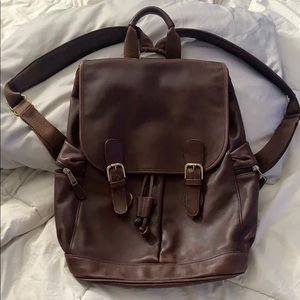 Vintage Coach Leather Backpack